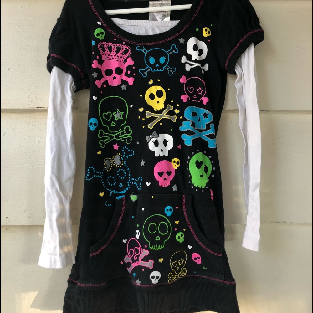 Girls Skull shirt